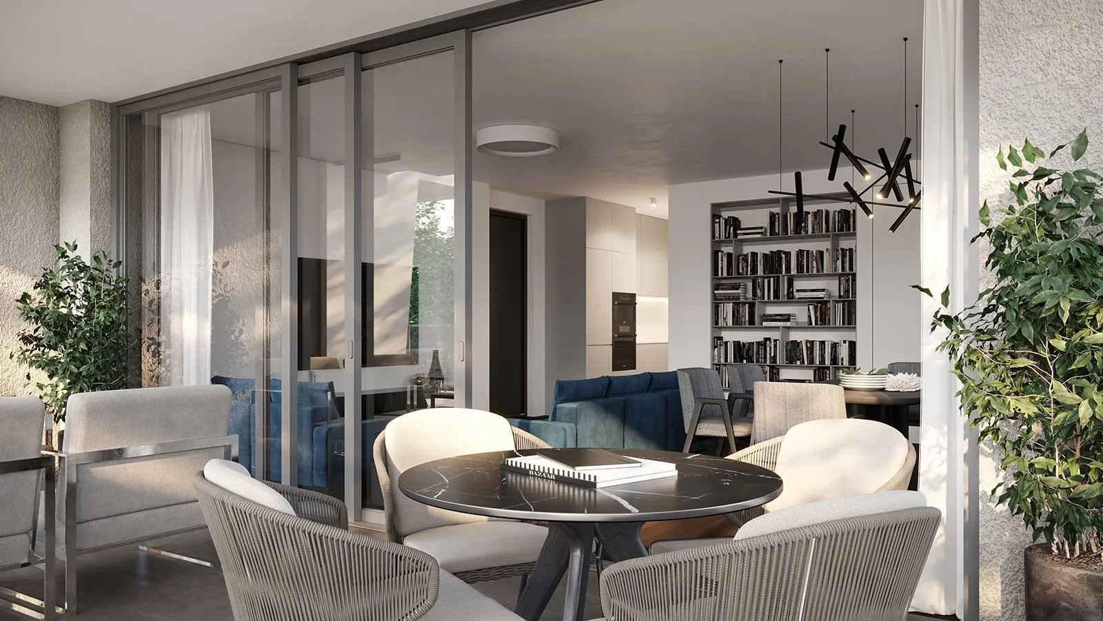 Pinewood Residences living room