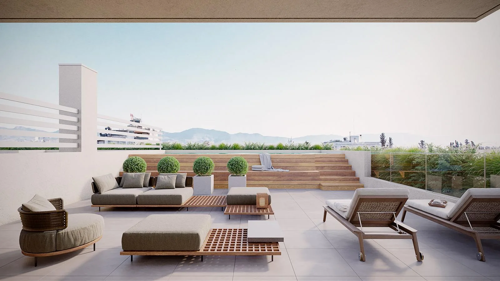 Sunset Residences penthouse roof garden
