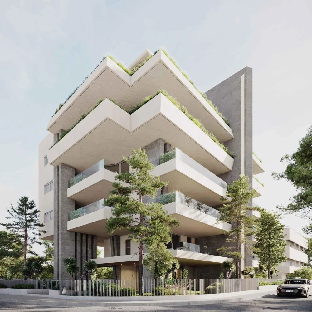 Oak Tree Residences Engomi Nicosia North West View